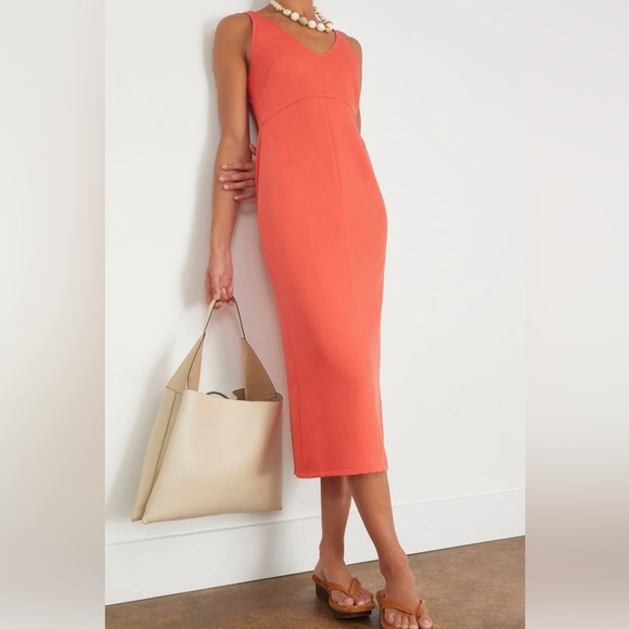 Rachel Comey coral midi dress prim size 10 new new pebble - Picture 1 of 9